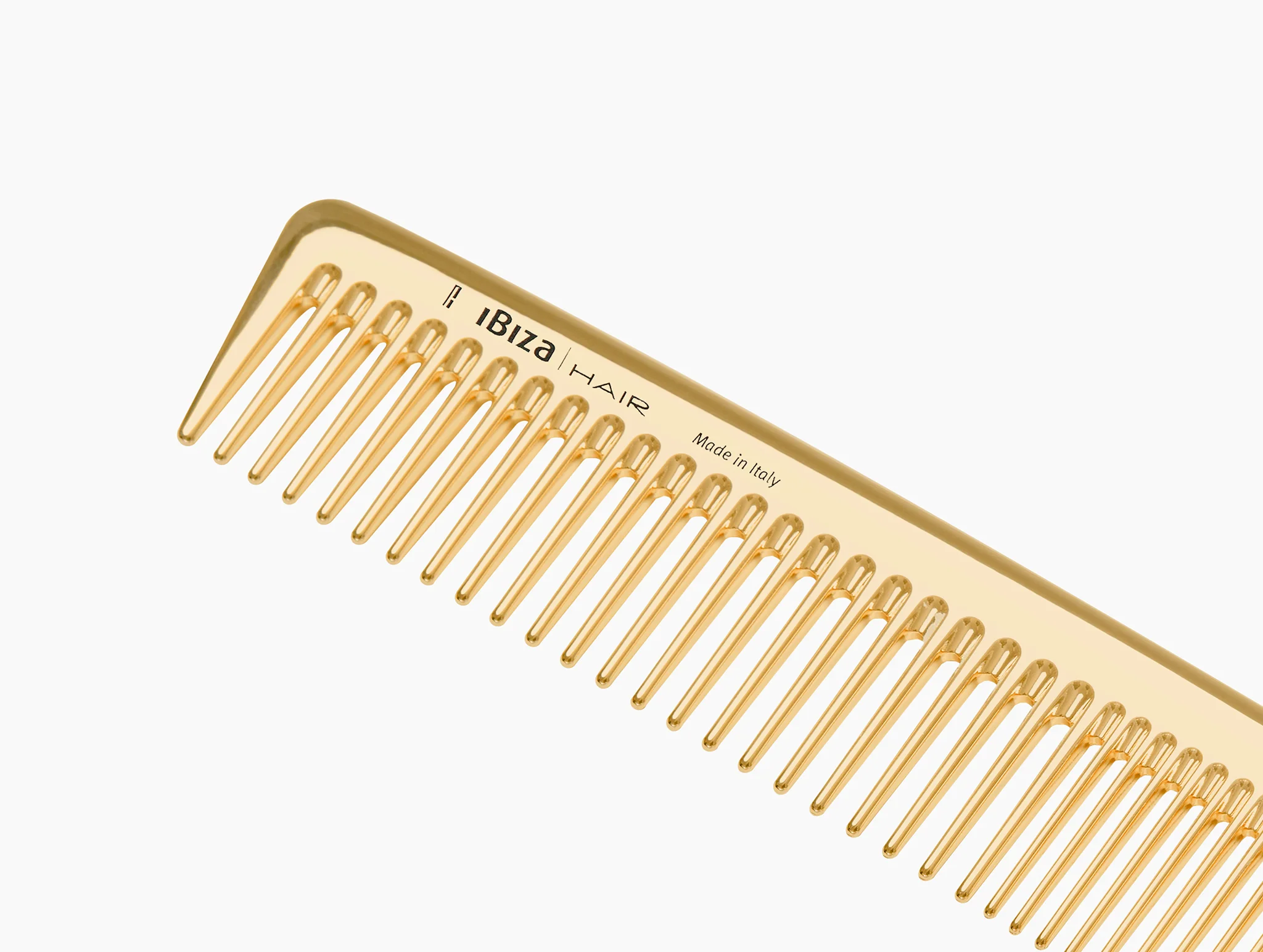 Gold styling comb with cork case - Image 3